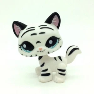 Littlest Pet Shop 1498 WHITE TIGER SABERTOOTH WALKING Puppy Dog Lose LPS USA