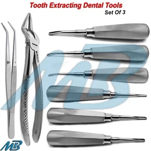 Dental Wurzelkanal Luxation Elevators Zahnextraktion Ziehen Baumwolle Pinzette CE - Bild 1 von 7