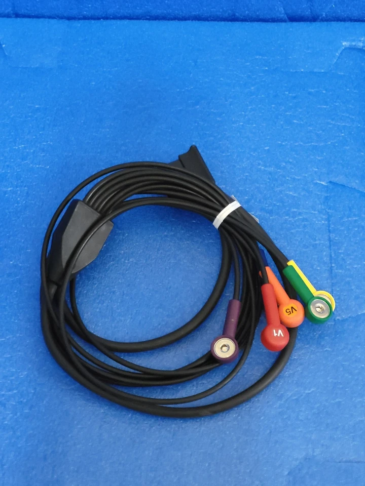 Zoll E Series & M Series ECG V-Lead 12 Lead Precordial Patient Cable 8000-1008 - Image 1 of 4
