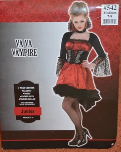 Halloweenkostüm Damen Gr. M schwarz/rot - Bild 1 von 6