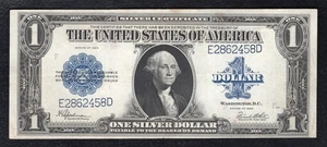 FR. 237 1923 $1 ONE DOLLAR “HORSEBLANKET” SILVER CERTIFICATE NOTE EXTREMELY FINE - Picture 1 of 2