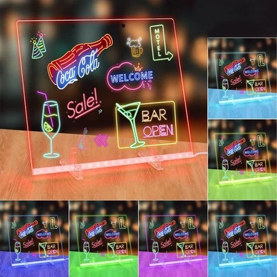 Lumiboard Led Drawing Board with 7 Colors,Light up Acrylic Cosmody Drawing...