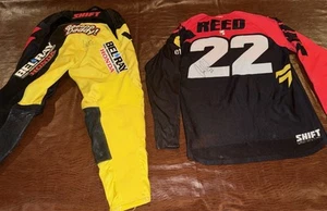 Autographed Race Worn Chad Reed #22 Motocross Jersey Pants And Helmet - Picture 1 of 13