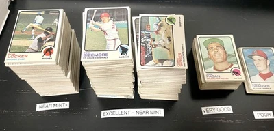 Tarjetas de béisbol 1973 Topps 276-660 (P-NM) - tú eliges - completa tu conjunto Foto 1 de 4