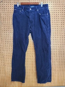 Polo Ralph Lauren Cordhose 34x32 Navy Straight Classic Fit Preppy Old Money - Bild 1 von 10