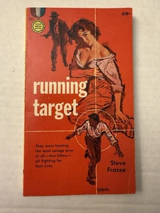 1957 Running Target Novel Steve Frazee Paperback Gold Medal Mystery Book MM6 - Picture 1 of 5
