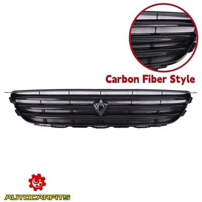 For 2001-2005 Lexus IS300 Front Grille Carbon Fiber Altezza Style W/Red Emblem Foto 1 de 4