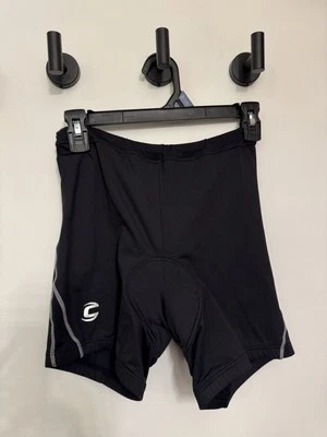 Cannondale Padded Cycling Shorts Womens Size Large Black Spandex - Image 1 of 4