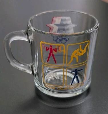 Vintage McDonalds 1984 Olympics Glass Cup Anchor Hocking Los Angeles USA 🇺🇸 - Image 1 of 4