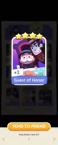 Guest of Honor - 4⭐️ Sticker Set 12 - Monopoly - Picture 1 of 1