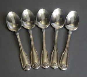 Oneida CLASSIC SHELL Posate in Acciaio Inox 5 Cucchiaini Cubo - Foto 1 di 6