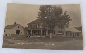 Cartolina fotografica d'epoca Eastford Inn CT Connecticut RPPC - Foto 1 di 2
