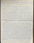 Jan Tinbergen  - Nobelpreis Wirtschaft 1969 - original Manuskript  - 30 x 20 cm