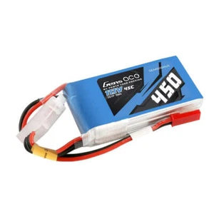 Gens Ace 11.1V 3S 450mAh 45C Soft Case LiPo Battery (JST) Brand New - Picture 1 of 4