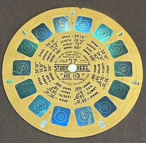 View Master Study Reel s27 US Naval Aviation Training Division "HE 113" - Picture 1 of 4