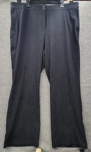 Coldwater Creek Womens Black Pants Size 22 Wide Leg Very Soft - Picture 1 of 11