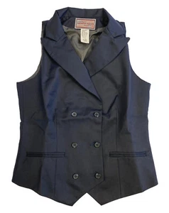 New Women's Executive Apparel Navy Blue Vest Double Breasted Made in USA Size 6 - Picture 1 of 3