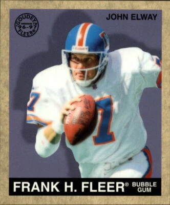 1997 Fleer Goudey #15 John Elway Card - Image 1 of 2