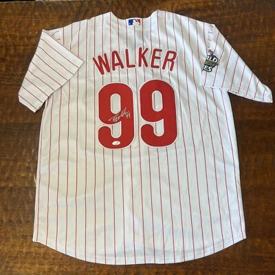 Taijuan Walker Signed Philadelphia Phillies Jersey PSA DNA Coa Autographed - Image 1 of 4