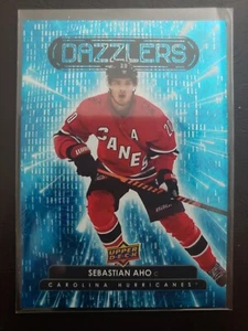 2022-23 Sebastian Aho Blue Dazzlers Upper Deck Extended Series Hockey... - Picture 1 of 2