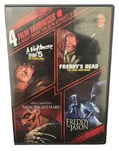 4 Film Favorites: a Nightmare on Elm Street 5-8 (DVD) 2 Disc Set Freddy Krueger - Bild 1 von 2