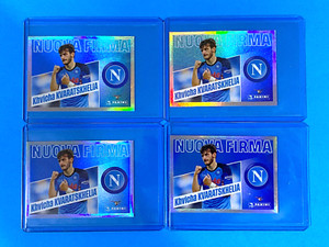 Khvicha Kvaratskhelia Napoli Rookie Sticker Soccer Panini Calciatori 2022-23  🔥