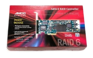AMCC 3WARE LSI 9650SE-16ML 16-Port SATA RAID Controller BRAND NEW - Picture 1 of 4