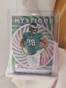Inserto de radiocontrol Jalen Carter 2023 Illusions Mystique Emerald #14 Philadelphia Eagles - Imagen 1 de 3