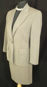 MAX MARA Suit Women's Formal Two Piece Pure Wool Skirt Jacket Uk 14 Eu 40 - Picture 1 of 10