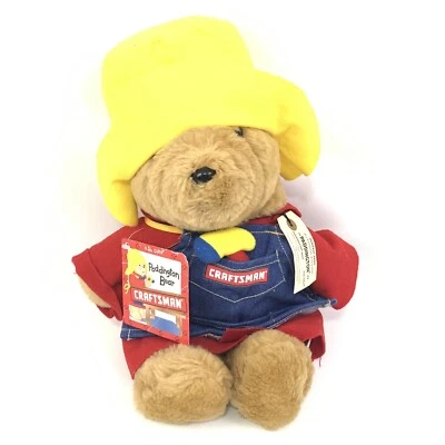 Vintage 1997 Paddington Bear 15” Sears Craftsman Plush With Tag #4163 - Image 1 of 4