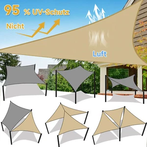 Sonnensegel Sonnenschutz UV-Schutz Sonnendach Beschattung Garten Terrasse Balkon - Bild 1 von 18