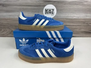 *Adidas Samba Originals Sambae Azul Gamuza Blanco Goma Informal (JI2743) - Imagen 1 de 10