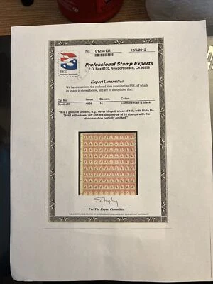 Scott J89 Sheet - Image 1 of 3