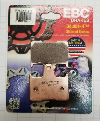 EBC FA254HH Sintered REAR Brake Pads for HARLEY SOFTAIL XL 883 +1200 HONDA KAW - Image 1 of 3