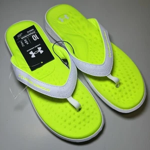 Under Armour Ignite Pro Marbella Flip Flops Sandal 3026030-102 Womens Size 10 - Picture 1 of 5