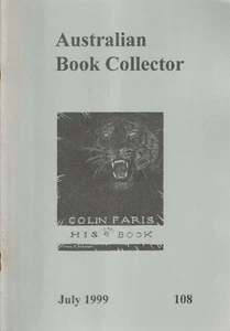 AUSTRALIAN BOOK COLLECTOR MAGAZINE , # 108 , JULY 1999 - Picture 1 of 1