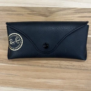 Ray-Ban Sunglasses/ Eyeglasses Soft Leather Case - Black - Picture 1 of 5