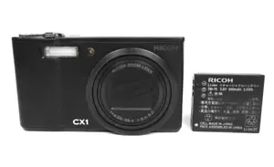 RICOH CX1 Black 7.1x Optical Zoom 9.3MP Compact Digital Camera from Japan - Picture 1 of 24