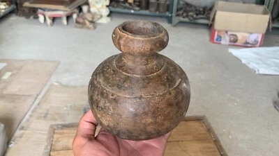 Винтажный редкий коллекционный железный цветочный горшок ручной работы для хранения воды калаш горшок - Изображение 1 из 4