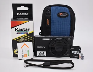 Sony Cyber-shot DSC-W830 Black Digital Camera 20.1MP 8X Optical Zoom - Tested - Picture 1 of 11