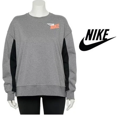 Sudadera de entrenamiento para mujer Nike Get Fit gris/negro (DC5409-091) talla 3X Foto 1 de 4