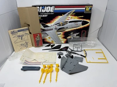 GI Joe 1986 X-30 Conquest 100% W/Slipstream, Box, Insert And Blueprints Hasbro - Image 1 of 4
