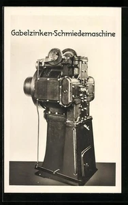 Ansichtskarte Gabelzinken-Schmiedemaschine - Bild 1 von 2