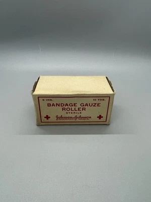 Rodillo de gasa vendaje Johnson & Johnson abierto Foto 1 de 4