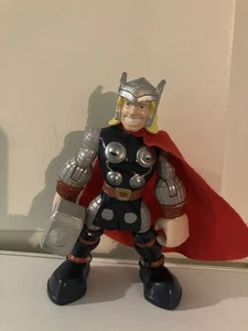 2012 Hasbro Playskool Heroes Marvel Super Hero Adventures Thor 4" Action Figure - Picture 1 of 10