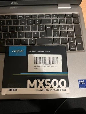 Crucial MX500 500GB SATA 2.5in Solid State Drive (CT500MX500SSD1) - Image 1 of 4