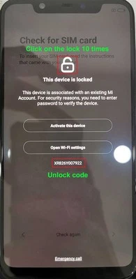 Unlock Xiaomi Account Remove EUROPE + UK  INSTANT ALL MODELS. NEED LOCK CODE - Image 1 of 2