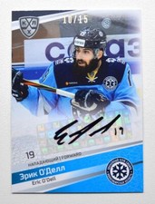 2020-21 Sereal KHL Autograph Sibir Novosibirsk #SIB-A05 Eric O'Dell 10/15