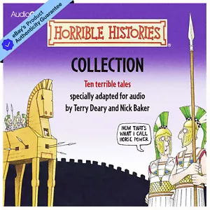Horrible Histories Ten Terrible Tales CD Collection Box Set 10 CD's - Picture 1 of 2