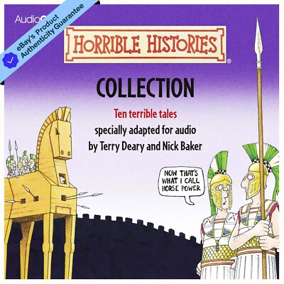Horrible Histories Ten Terrible Tales CD Collection Box Set 10 CD's Foto 1 de 2
